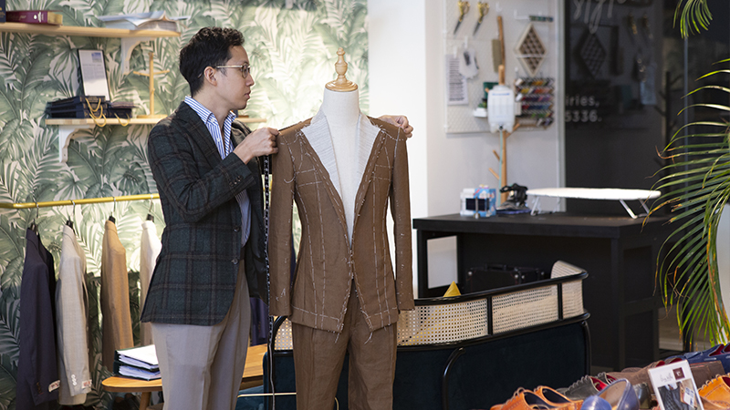 tailor-made suit Singapore