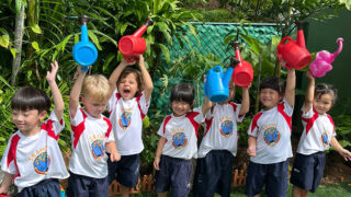 outdoor learning at Singapore Preschools