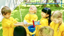 outdoor playgrounds in singapore for toddlers at Adventure Tree