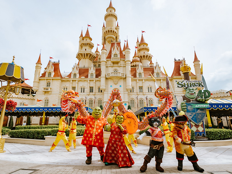Chinese New Year celebrations Universal Studios Singapore 2020
