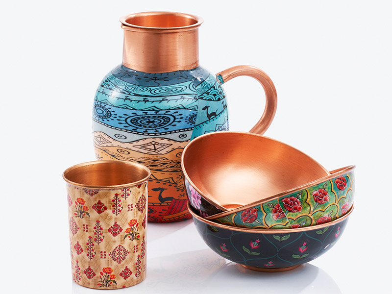 gift shopping for copper tableware