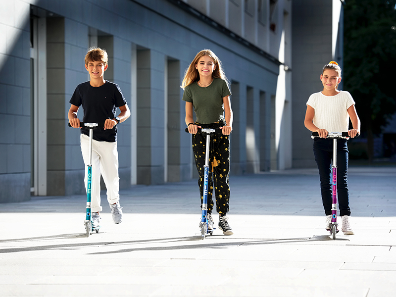 Micro Sprite LED scooters