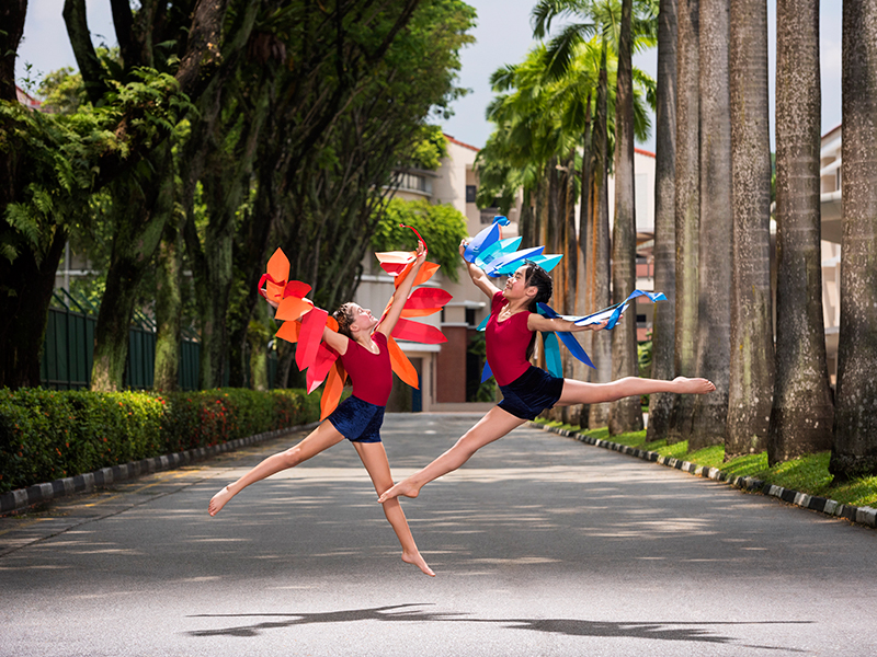 Singapore American School middle school dancers