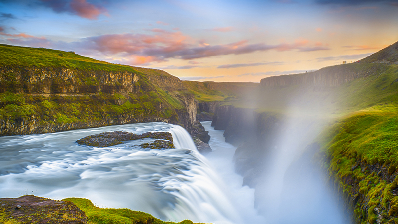 Gullfoss Iceland waterfalls in the world
