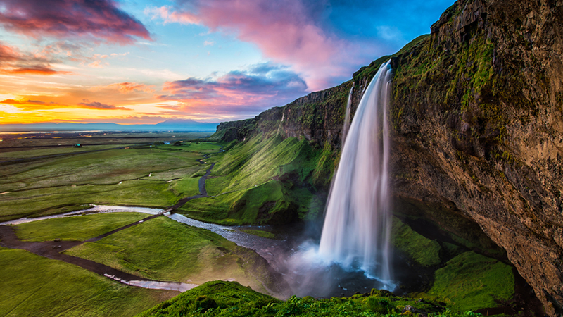 Seljalandsfoss Iceland waterfall
