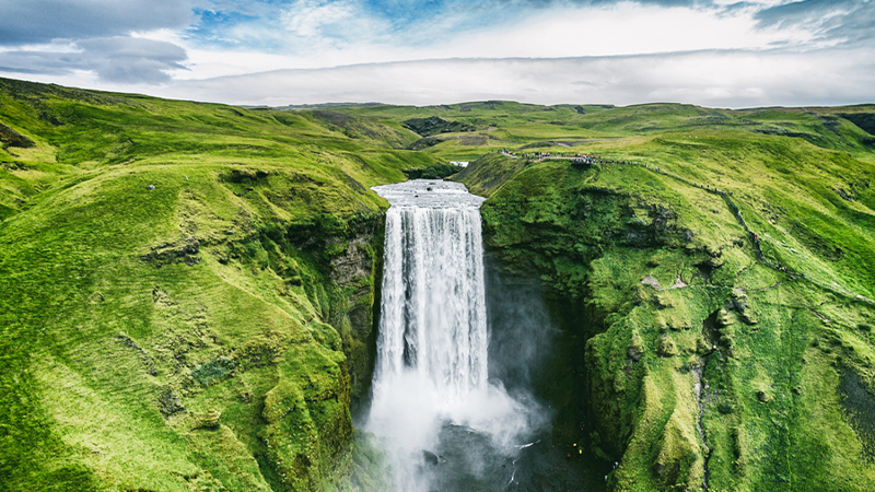 Skógafoss iceland waterfalls in the world