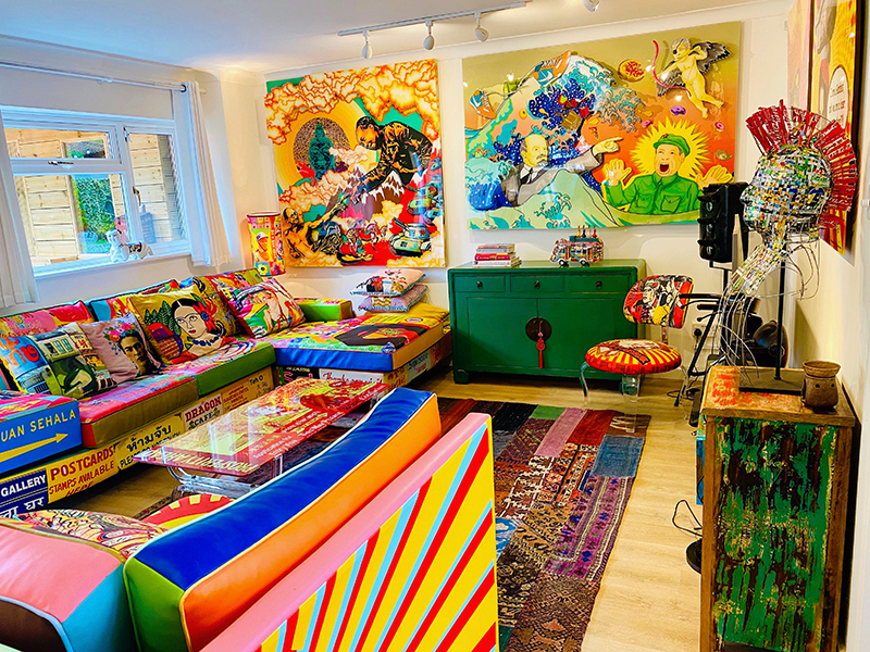 Ketna Patel's london living room
