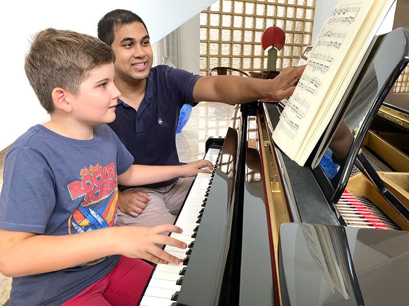 Songbird Music Academy kids piano lessons Singapore