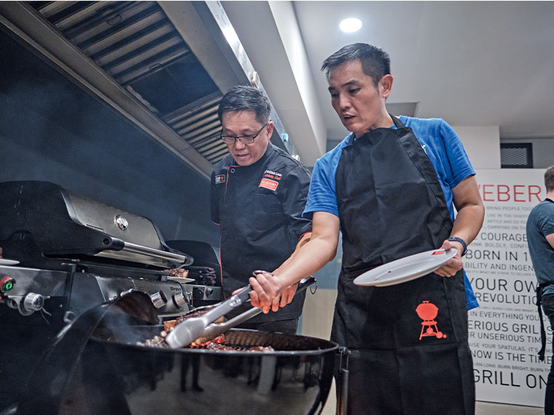 weber singapore grill academy cooking class 