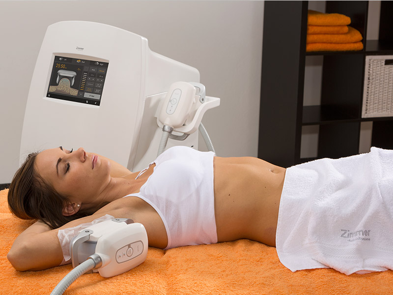 How does cryolipolysis work on arms