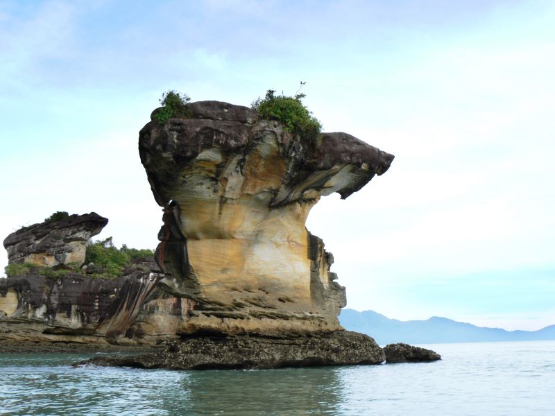 Bako National Park Borneo sea stacks