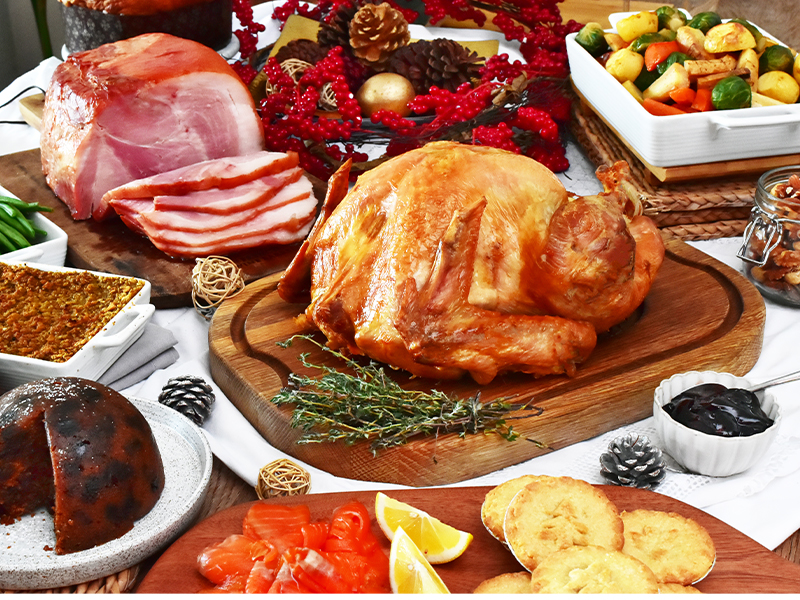 christmas food order online turkey
