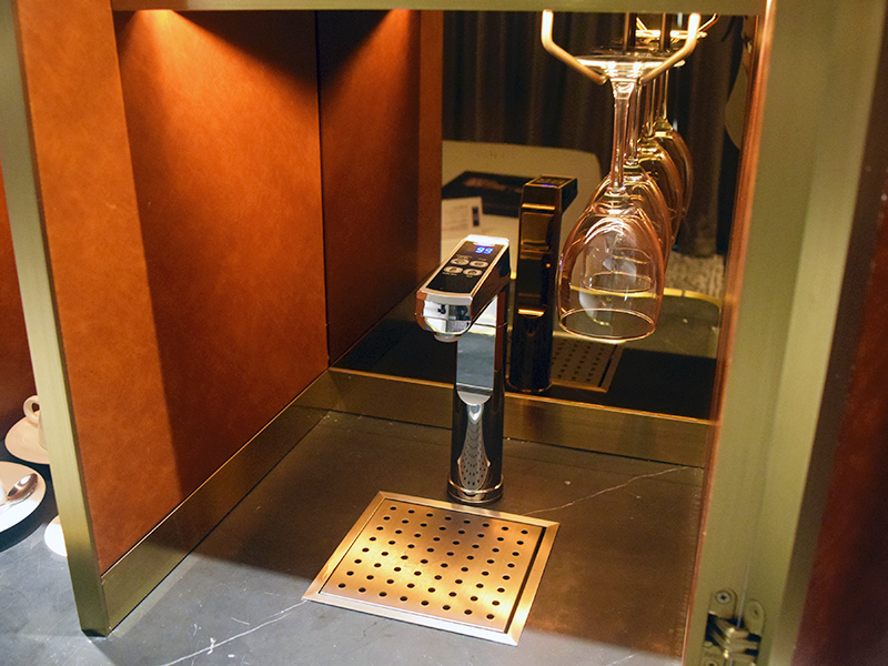 Swisspro drinking water filter system installation at Fairmont Hotel