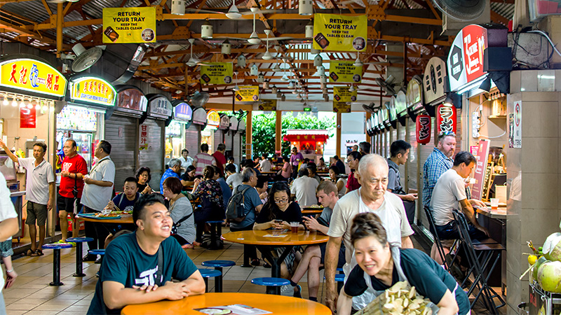 moving to singapore hawker centre