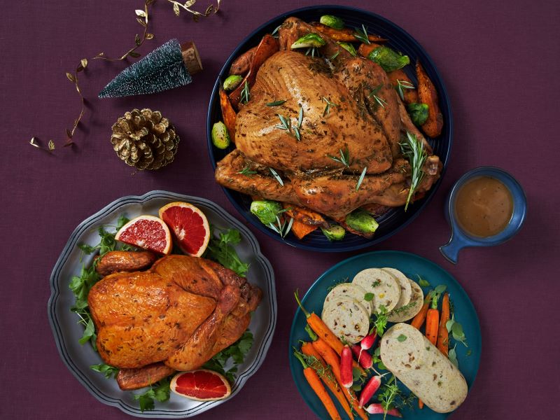 Cold Storage Christmas feasts with turkey delivery