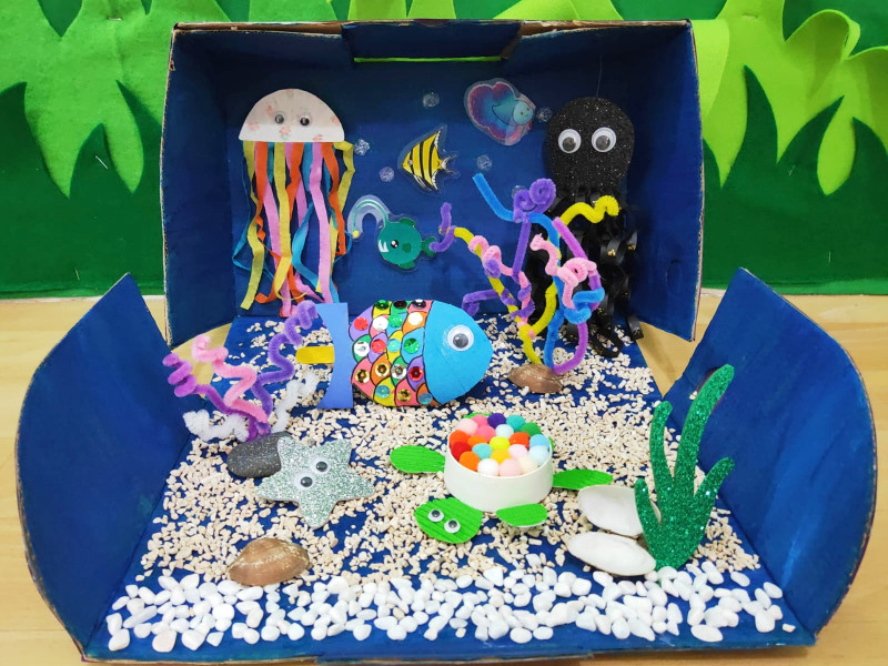 Maple Bear Under the Sea shoebox story to raise funds for charity