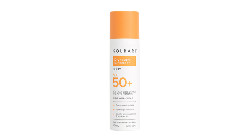 Solbari Dry Touch Sunscreen SPF50+, $62, best sunscreen Singapore