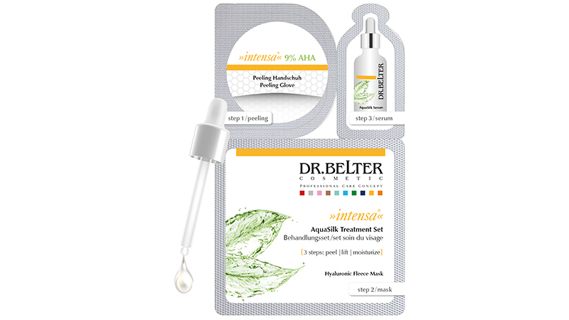 Dr Belter’s AquaSilk Treatment Set, $65 (pack of 4) face masks