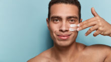 Men's skincare products like face creams and cleansers for men in Singapore