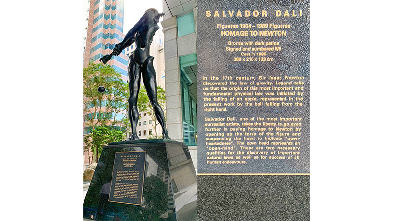 singapore statues salvador dali