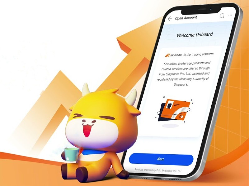 open an account with moomoo fintech wealth management app