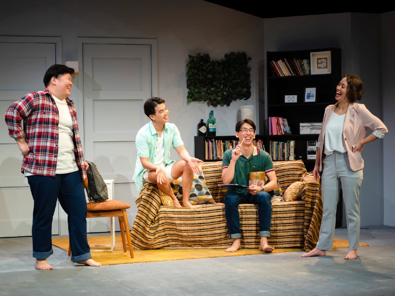 Wild Rice theatre shows in Singapore Straight Acting main cast scene
