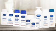 E45 skincare body lotion and body wash