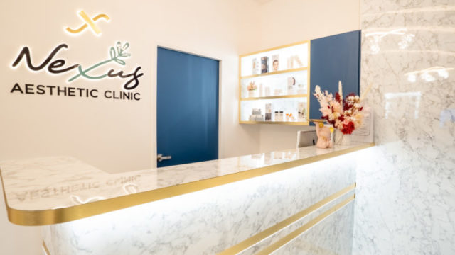 Nexus Aesthetic clinic near me front counter