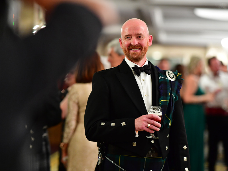 From Scotland, Ian is an engineer part of the St Andrews society