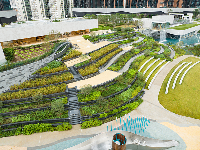 The Pavilia Farm residences in Hong Kong by New World Development