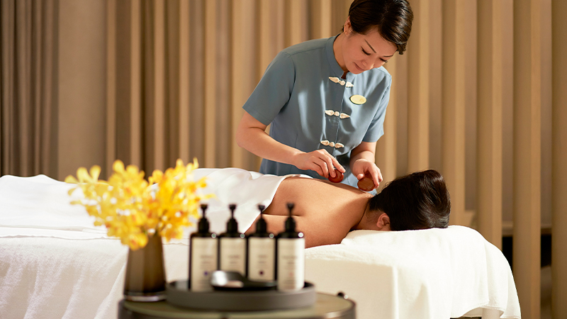  luxury massage at Raffles Hotel Singapore
