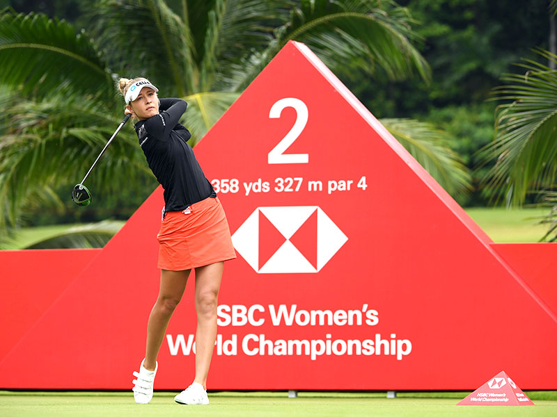 LPGA Nelly Korda 2019 HSBC Women's World Championship golf in Singapore