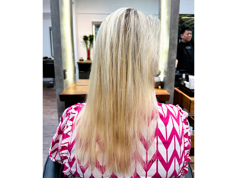 hairdressers in singapore for blonde highlights or bayalage