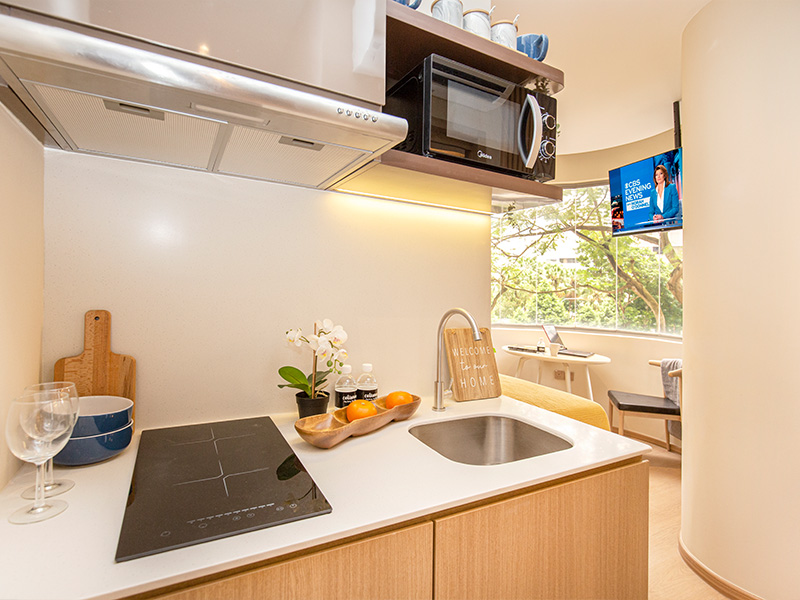 renting a room - fully furnished kitchenette