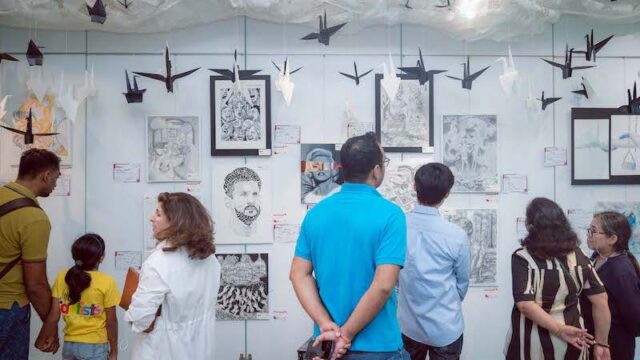 Visual Arts Centre art show by Little Artists