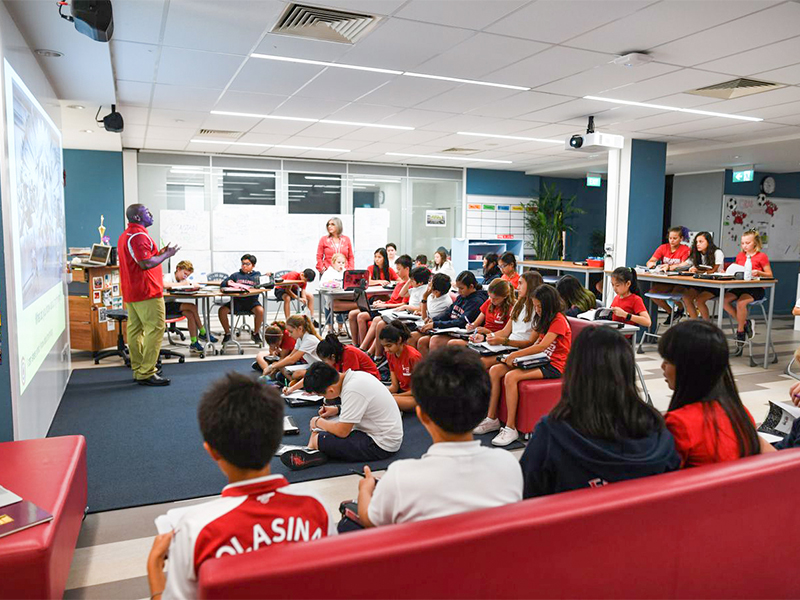 ongoing lessons in student learning spaces in SAS
