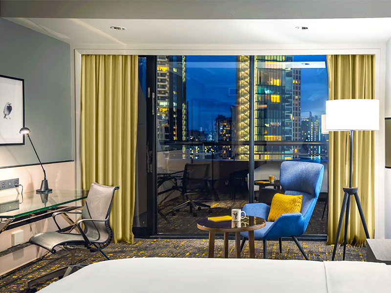 club rooms at the new hotel on orchard road singapore