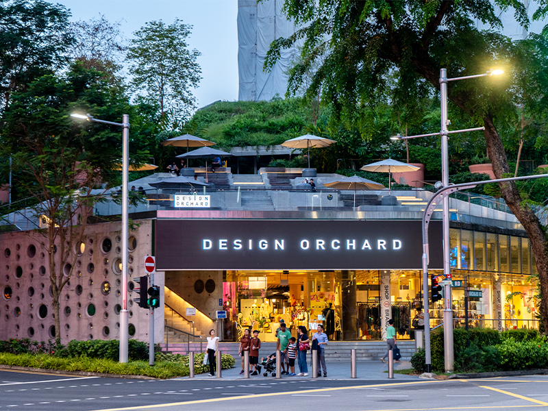 Design Orchard retail space singapore brands