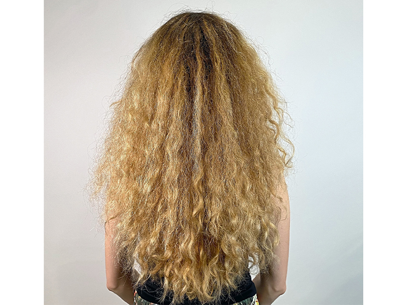 sugar lamination treatment at chez vous for frizzy hair