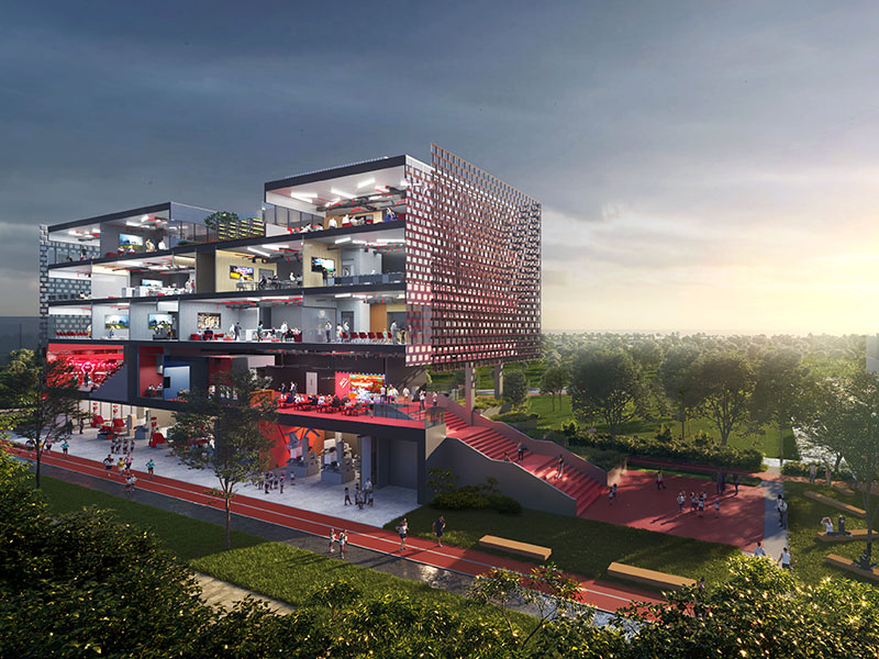 American schools in Singapore - new building XAA