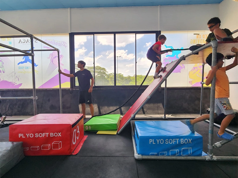 Gymnastics and parkour classes in Singapore - perfect for summer camps 