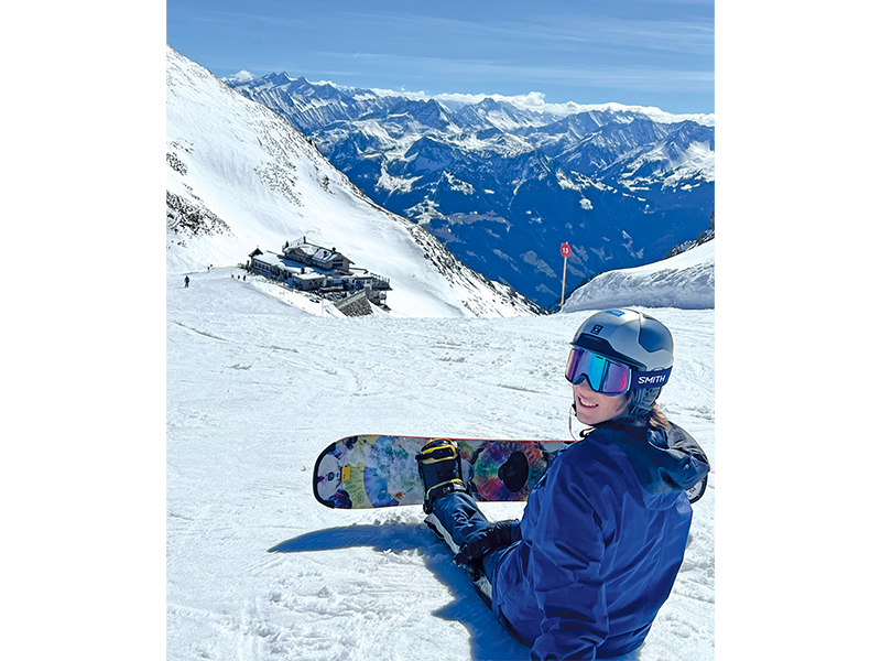 family ski trip in Austrian alps