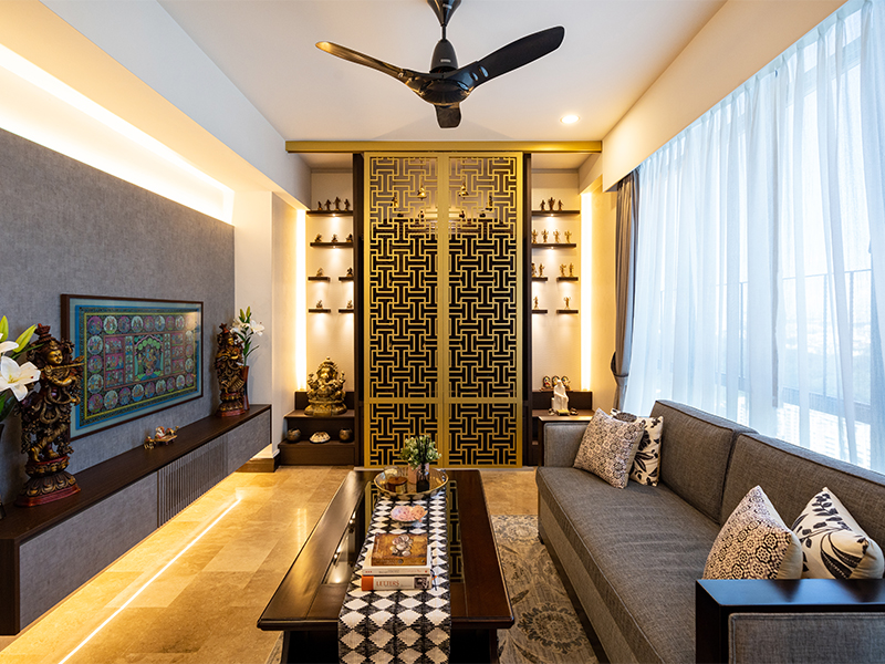 modern interior design with traditional elements