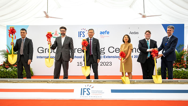 IFS new campus grounding breaking ceremony VIPS International school