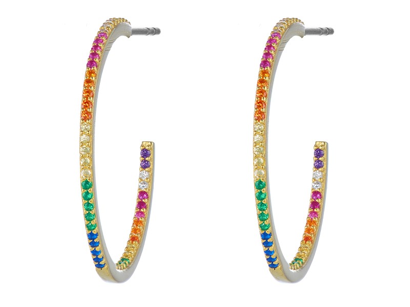 colourful earrings bylustre