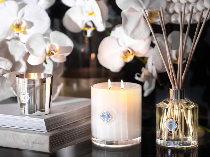 finishing touches for rental home scented candles