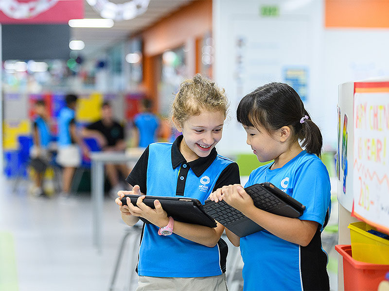 Nexus international School singapore digital learning and management students
