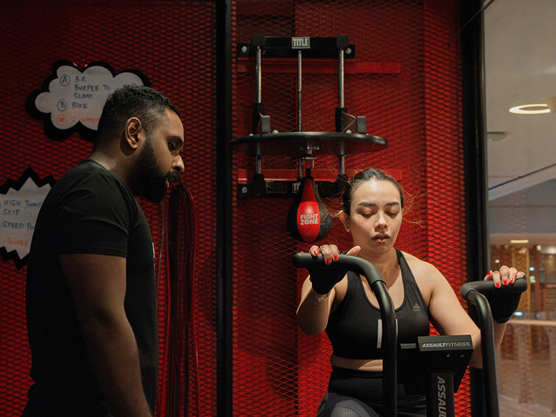 Fight zone martial arts and Muay Thai gym and studio - HIIT training workouts in Singapore 
