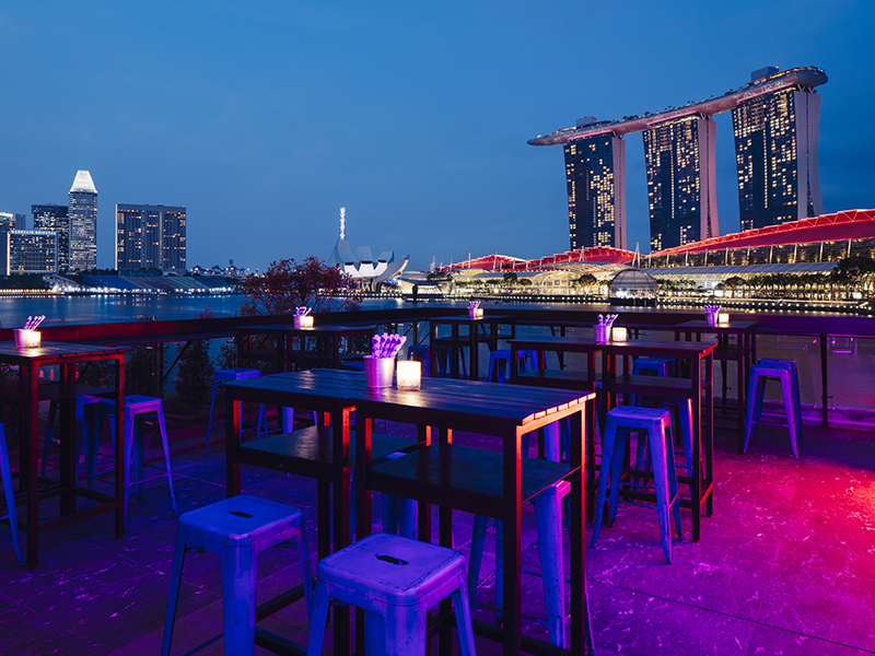 Kinki Rooftop Bar Singapore cocktail bar