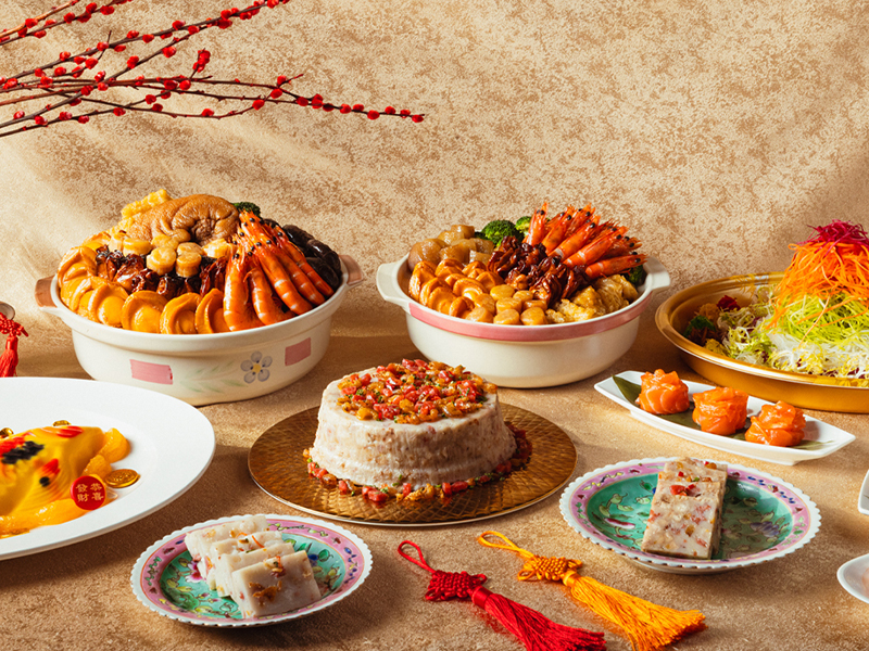 Reunion dinners and delicious food for Chinese New Year 